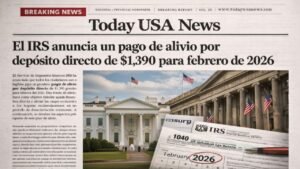 El IRS anuncia un pago de alivio por depósito directo de $1,390 para febrero de 2026
